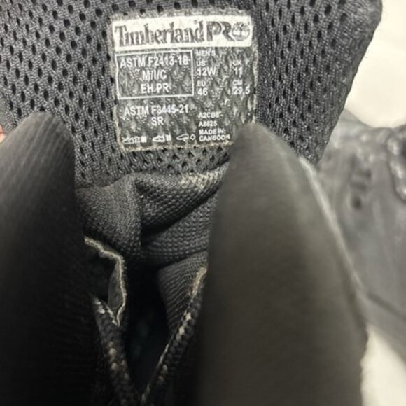 Timberland PRO Men's A2CB8 Switchback Waterproof Composite Toe Boot Black 12W - Picture 8 of 8